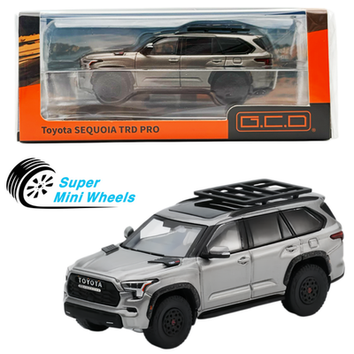 GCD 1:64 Toyota Sequoia TRD PRO Silver | eBay