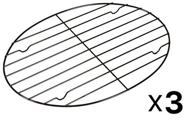 Fox Run Non-Stick Oval Roasting/Cooling Rack (3-Pack)