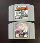 Extreme-G & F-1 World Grand Prix N64 Nintendo 64 Tested & Working Authentic