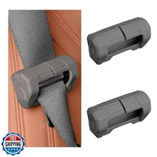 DXNQ 2PCS Car Seat Belt Buckle Covers, Anti-Scratch Silicone Auto Seat Belt C