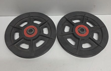 LOT OF 2 NEW OLD STOCK FENNER DRIVES 6" OD X 1/2" BORE NYLON IDLER PULLEYS