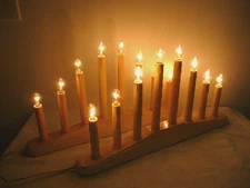 2 VINTAGE BEACON 8 DRIP CANDLE LIGHT ELECTRIC CANDELABRA WINDOW CANDOLIER