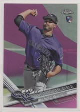 2017 Topps Chrome Pink Refractor Antonio Senzatela #137 8k4