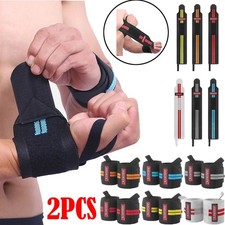 Gym Training Power Weight Lifting Wrist Wraps Straps Bandage Cross fit Support