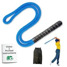 Golf Rope Swing Trainer,Golf Swing Training Aid to Improve Tempo, Strength,