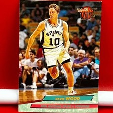 1993 Fleer Ultra Collector Basketball Trading Card Spurs David Wood #359