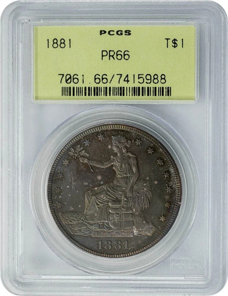1881 Trade Dollar $ PR66 PCGS Old Green Holder 950302-13