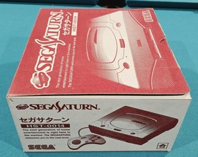 Sega Saturn Region Free & FRAM New battery Matching serial #s with box! NICE 