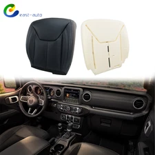 Kit Driver Side Seat Bottom Cover & Foam Pad Black For Jeep Wrangler 2013-2017