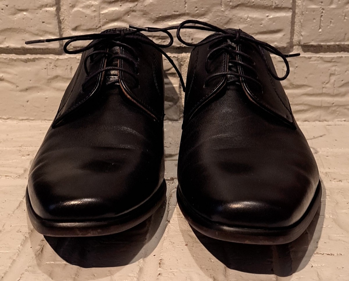 Florsheim Postino Plain Toe Oxford Black Leather Men display picture 1