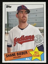 2020 Topps #85AS-47 Shane Bieber 1985 Topps Baseball 35th Anniversary AS Indians
