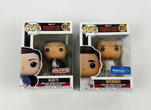 FUNKO POP ! WENWU 851 WALMART EXCLUSIVE SHANG-CHI and Katy Target exc (sunfaded)