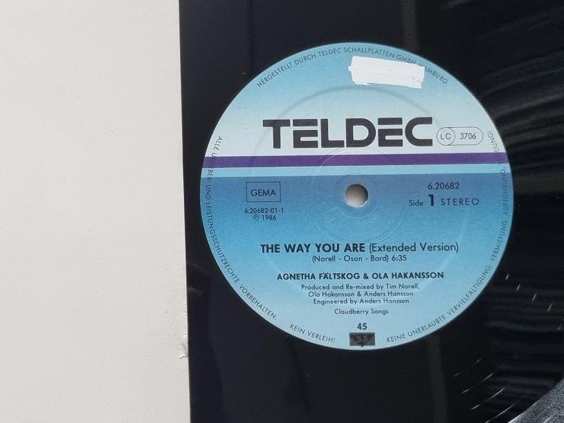 Agnetha Fältskog/ Ola Håkansson - The Way You Are 12'' Vinyl Maxi/ ABBA