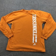 Tennessee Volunteers Shirt Mens XL Orange NCAA Football Adidas Long Sleeve