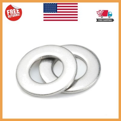 Durable M6 Stainless Steel Flat Washers - 100 Pack for All Your Projects
