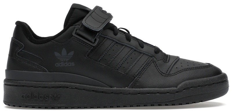 Size 13 - adidas Forum Low Triple Black for sale online | eBay