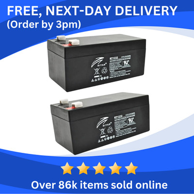 2× Twinflex Pro Ersatzakkus - 2, 4 & 8 Zonen Alarmzentralen