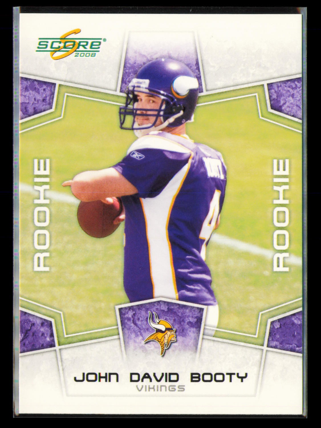 2008 Score #406 John David Booty No bio text on back
