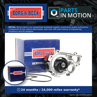 Water Pump fits BMW M440 G23 3.0 2020 on Coolant B&B 11518482251 Quality New