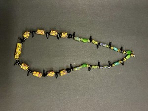 Lot Of Antique Venetian Millefiori African Trade Beads Glass Strand Necklace