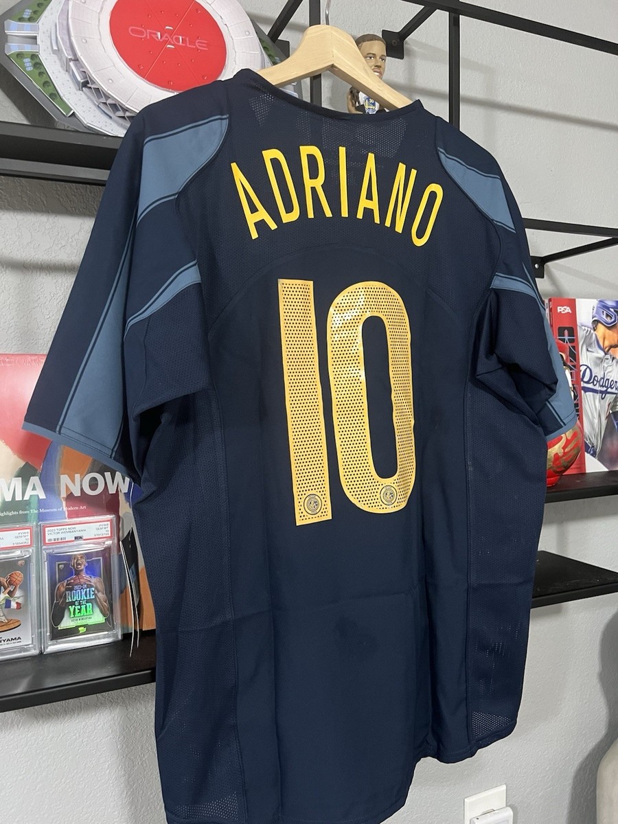 Nike 2004-05 Inter Milan Adriano Third Kit Jersey M | eBay