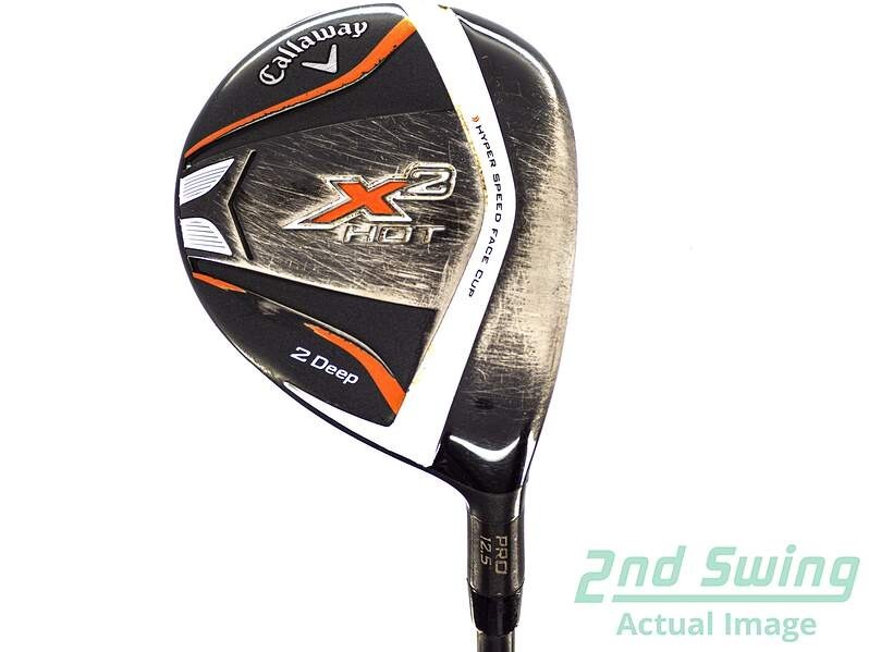 Callaway X2 Hot Deep Fairway Wood 2 Wood 2W 12.5° Graphite Callaway X2 Hot Deep Fairway Wood 2 Wood 2W 12.5° Graphite