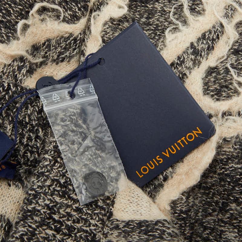 Louis Vuitton Knit Bermuda Pants Size M Gray Off-White Wool Linen thumbnail 5