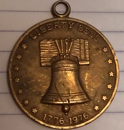Liberty Bell 1776-1976 United States Bicentennial Bronze Commemorative Medal
