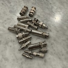  18 Lot of BNC Cable Connectors SMA, , F-F , T, M-M