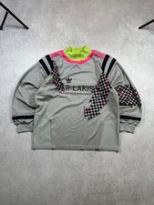 Vintage 90s Football Goalkeeper Jersey with Protectors Sz L