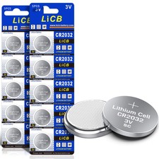 LiCB CR2032 3V Lithium Battery(10-Pack) 10 Count (Pack of 1), cr2032 10pack