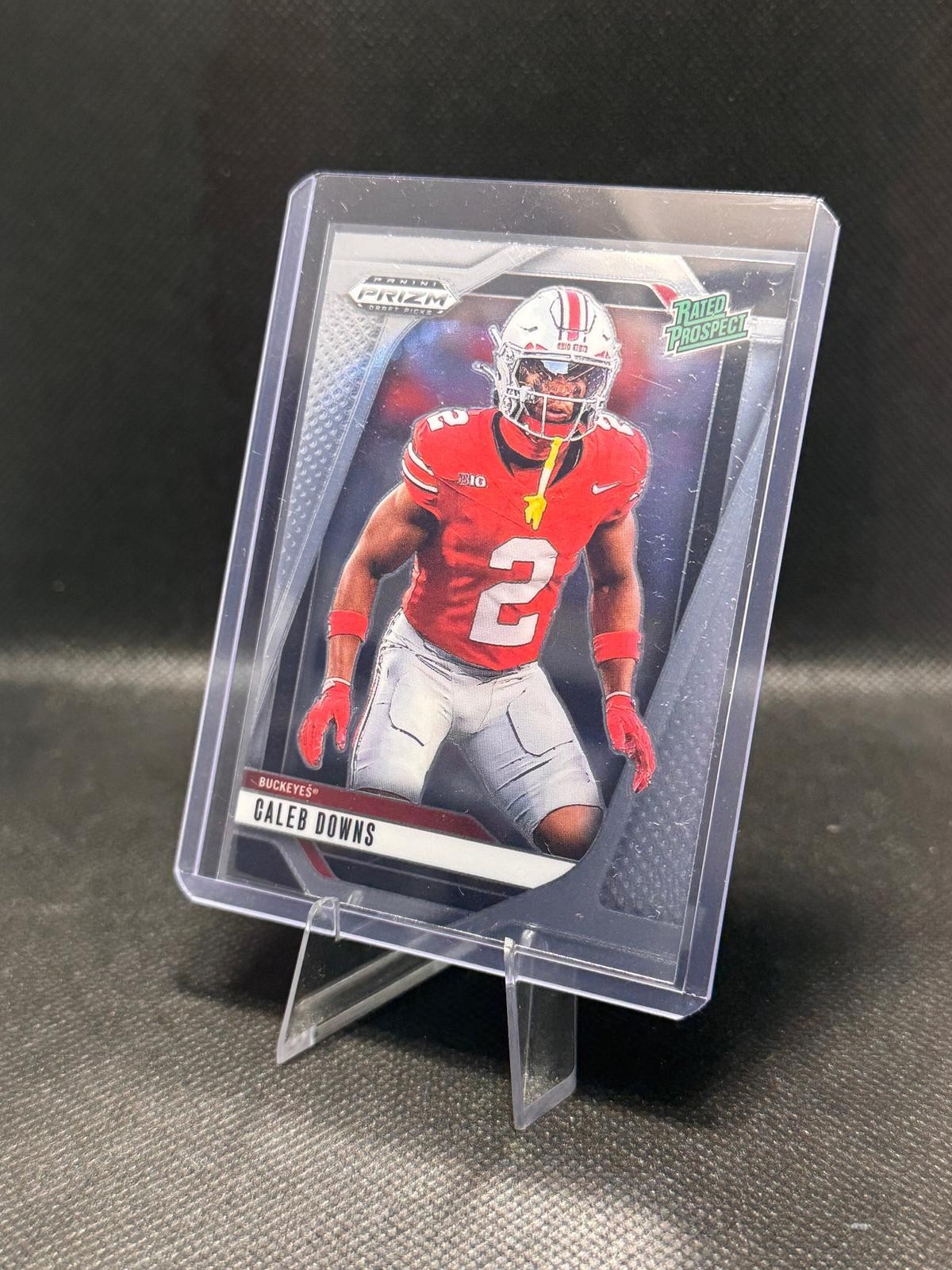 Caleb Downs 2025 Prizm Draft Picks #159 Ohio State Buckeyes Dallas Cowboys