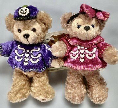 Disneyland Duffy & Shelliemay Plush Doll Key Chain New Halloween Tokyo Japan F/S
