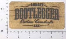 Lunati Bootlegger Outlaw Camshafts Performance Sticker Decal