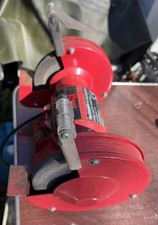 POWER DEVIL OLDER STYLE/CORDED BENCH GRINDER WORKING