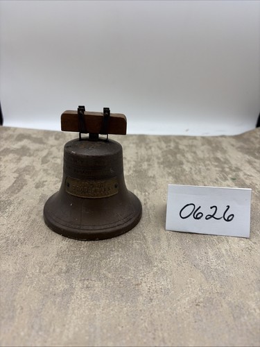 Vintage Antique Liberty Bell “Liberty State Bank” Dallas, TX 3.5” X 4”