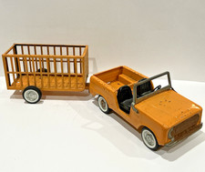 Nylint Ford Bronco Safari Hunt Truck W/ Detachable Trailer - RARE ORANGE VARIANT