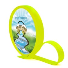 Country Brook Design  5/8 Inch Hot Yellow Heavy Duty Nylon Webbing, 50 Yards