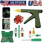 Tubeless Tire Gun Puncture Repair Kit Tire Repair Plugger Plug Mushroom Plug USA