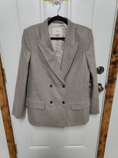 Aritzia Wilfred Wool Cashmere Blend Blazer Co...