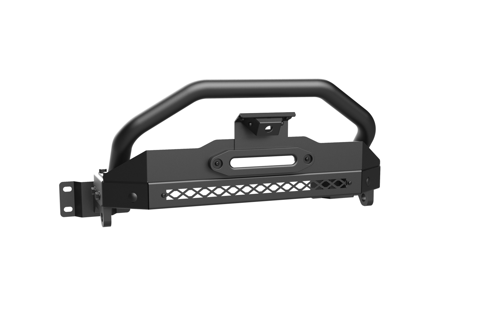 Front Winch Bracket For 2021 2022 2023 Ford Bronco Front Bumper Powder