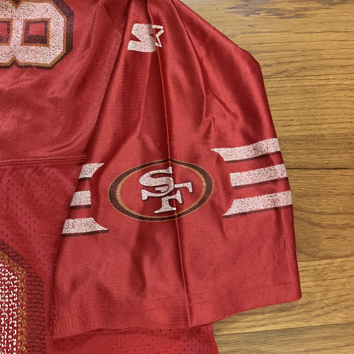 90's STARTER NFL SF49ers ＃80 RICE Vintage 90s NFL Starter San Francisco 49ers Steve Young #8