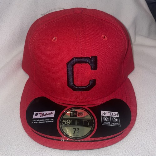 CLEVELAND Guardians MLB NEW ERA 59FIFTY FITTED Size 7 3/4 ON FIELD CAP NE TECH - 第 1/7 張圖片