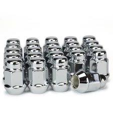 25 Lug Nuts Chrome Bulge Acorn 7/16-20 For Chevrolet Buick Pontiac Oldsmobile