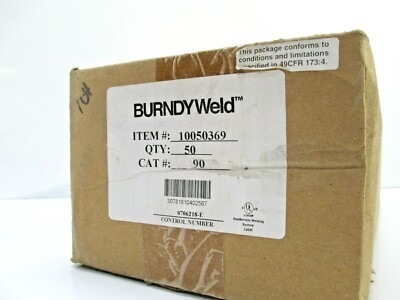 New- Burndy Weld 90 Weld Material (1 Case of  50 Cartridges) 10050369