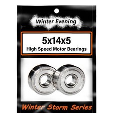 5x14x5mm Brushless Motor Bearings Kit  Chrome  Abec 5