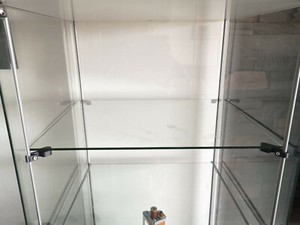 Supports Etageres Supplementaires Vitrine Ikea Detolf Shelves Supports Ebay