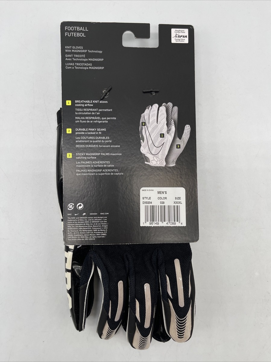 Nike Jordan Vapor Knit Football Gloves Oklahoma Sooners