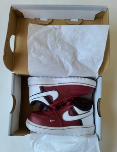 Nike Air Force 1 LV8 2 Team Red/White Size 8c | eBay