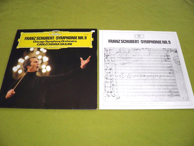 Schubert - Symphony No. 9 - Carlo Maria Giulini - Germany DGG 2530 882 STEREO EX